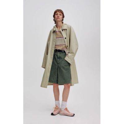 Spring 2025 Designer-Inspired Oversized Trench Coat with Big Pockets | Celebrity Style